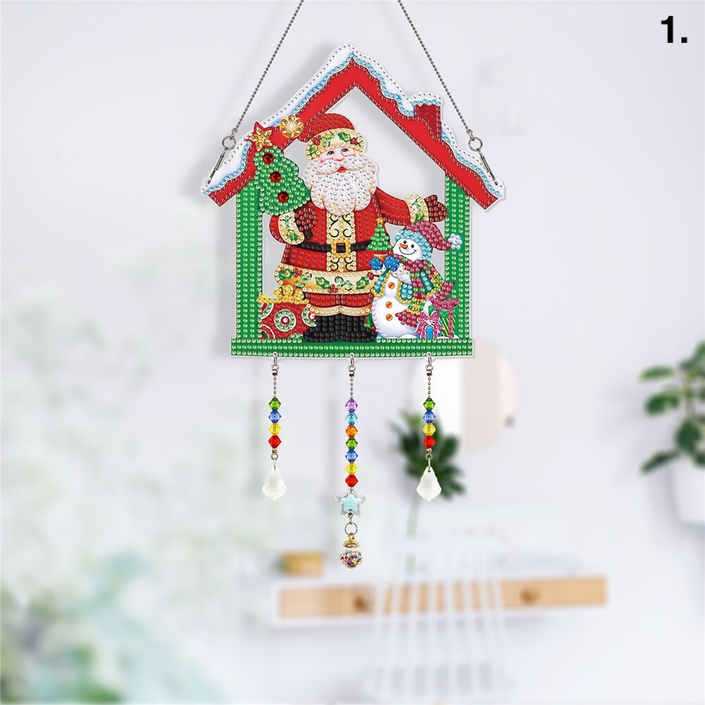 Weihnachtsanhänger mit Perlen | 4 Motive