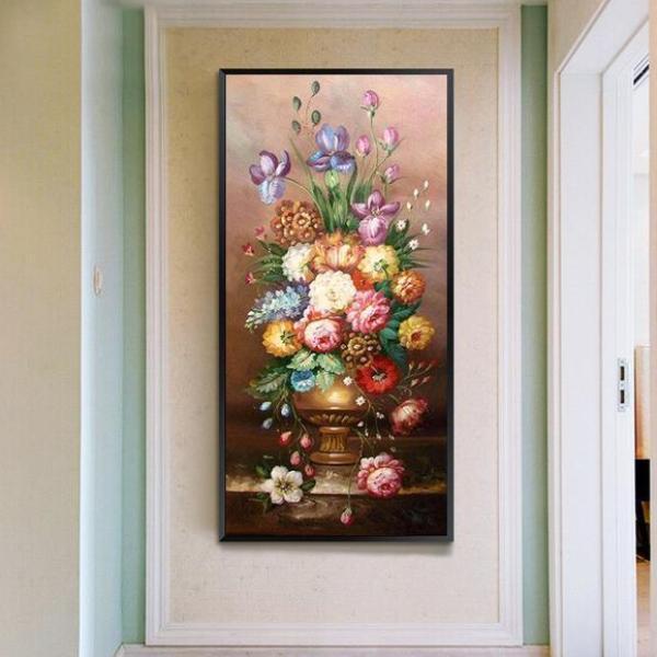 Vase bunte Blumen ab 50x90cm Diamond painting Deutschland | Diamond painting eigenes bild | Diamond painting kaufen | Diamond painting 5D | Diamond painting amazon | Diamond painting eigenes foto