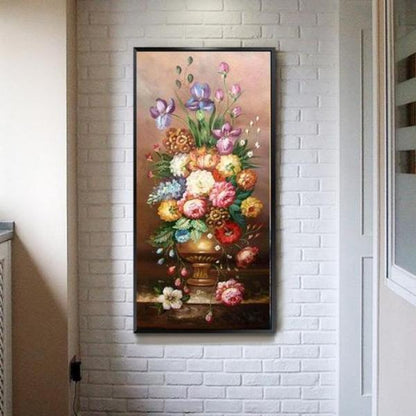 Vase bunte Blumen ab 50x90cm Diamond painting Deutschland | Diamond painting eigenes bild | Diamond painting kaufen | Diamond painting 5D | Diamond painting amazon | Diamond painting eigenes foto