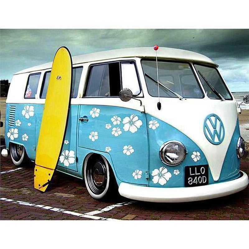 VW Bus Diamond painting Deutschland | Diamond painting eigenes bild | Diamond painting kaufen | Diamond painting 5D | Diamond painting amazon | Diamond painting eigenes foto