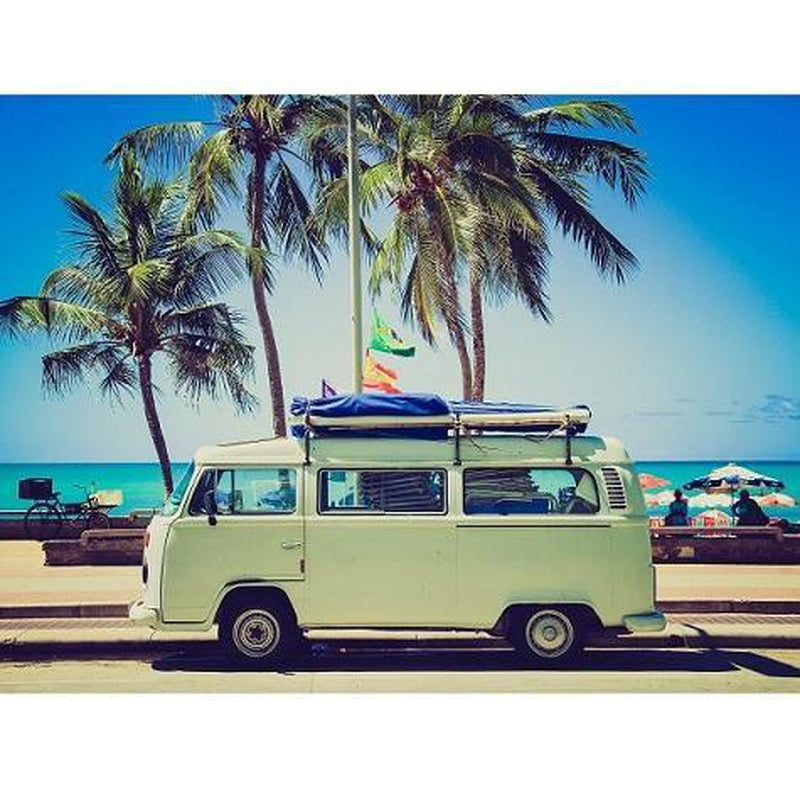 VW Bus Surfen Diamond painting Deutschland | Diamond painting eigenes bild | Diamond painting kaufen | Diamond painting 5D | Diamond painting amazon | Diamond painting eigenes foto