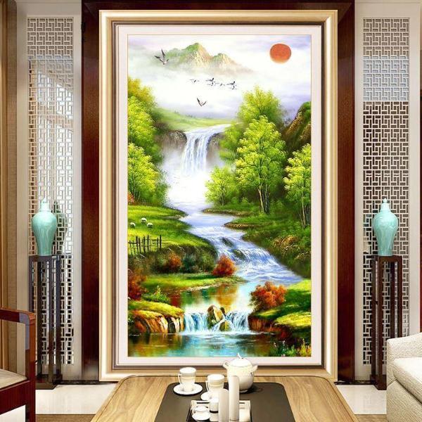 Wasserfall ab 40x100cm Diamond painting Deutschland | Diamond painting eigenes bild | Diamond painting kaufen | Diamond painting 5D | Diamond painting amazon | Diamond painting eigenes foto