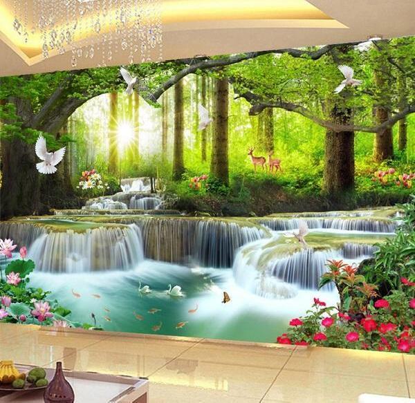 Wasserfall im Wald ab 50x100cm Diamond painting Deutschland | Diamond painting eigenes bild | Diamond painting kaufen | Diamond painting 5D | Diamond painting amazon | Diamond painting eigenes foto